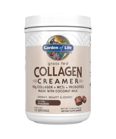 Garden of Life Grass Fed Collagen Creamer Chocolate 12.06 oz (342 g) - Buy Online on GoSupps.com