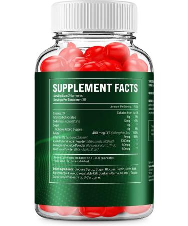 ACV for Health Keto Gummies - Advanced Formula Shark Apple Cider Vinegar Supplement (60 Gummies) - Buy Online on GoSupps.com