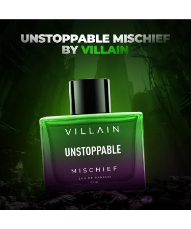 VILLAIN Unstoppable Mischief Premium Long Lasting Fragrance Eau de Perfum for Men 50ml - Buy Online on GoSupps.com
