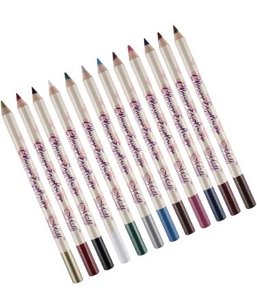 Healvian 36 Pcs Eye Shadow Pen Eyeliner Pencils Green Eyeliner Pencils Brown Pencil Eyeshadow Eyebrow Pencil 1 count (Pack of 1) As Shownx3pcs - Buy Online on GoSupps.com