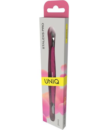 STALEKS PRO by Natury Nails Cuticle Pusher with Rubber Silicone Handle Stainless Steel UNIQ 10/4.2 - Buy Online on GoSupps.com