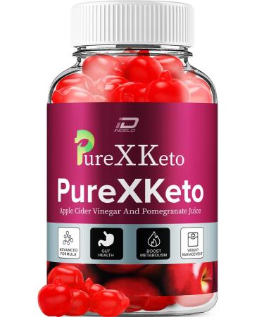 PureXKeto ACV Gummies Dietary Supplement - PureX Keto Keto ACV Gummies with Apple Cider Vinegar & Pomegranate Juice Pure X Keto Gummies Reviews Advanced Weight Management (1 Pack - 60 Gummies)