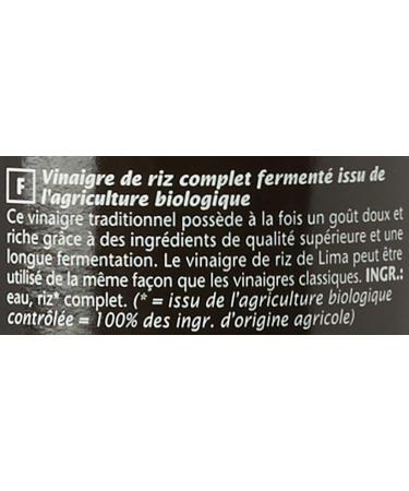 Lima - Genmai-Su Rice Vinegar 250M - Buy Online on GoSupps.com