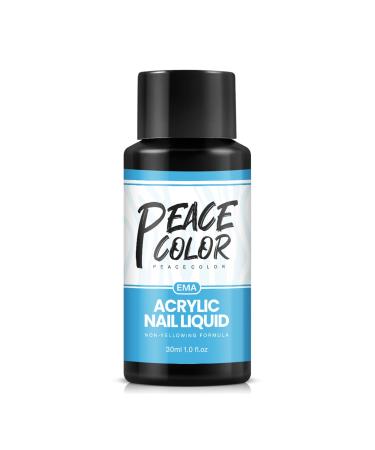 PEACECOLOR 30ML Acrylic Liquid Non-Yellowing Monomer for Acrylic Nails Acrylic Powder Professional Acrylic Liquid for Nail Art DIY at Home Beauty Gifts for Women Girls color 161