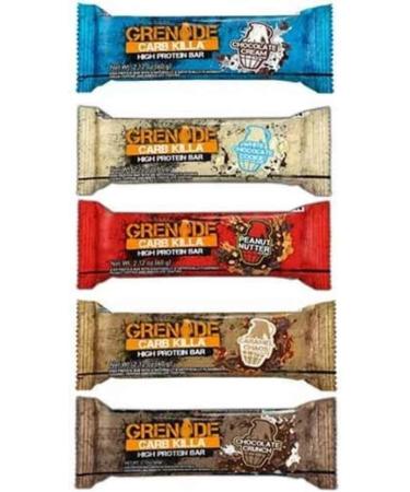 Grenade Carb Killa Chocolate Chip Cookie Dough High Protein Bar 60g - Buy Online on GoSupps.com