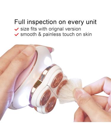 Tuokiy Flawless Legs Hair Remover Replacement Heads - Rose Gold - Buy Online on GoSupps.com
