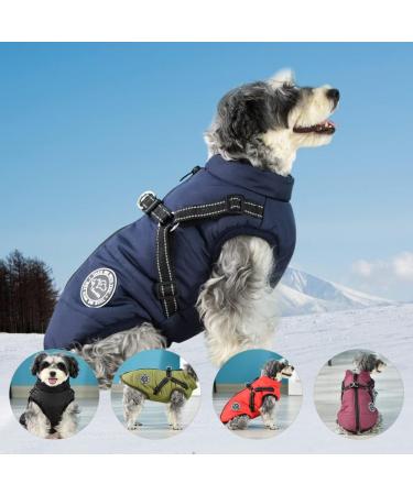 Buy Savlot Dog Jacket - Winter Vest with Chest Strap | Sleeveless Cotton Padded Vest for Pets - Black (Size L 1 Pack) - Buy Online on GoSupps.com