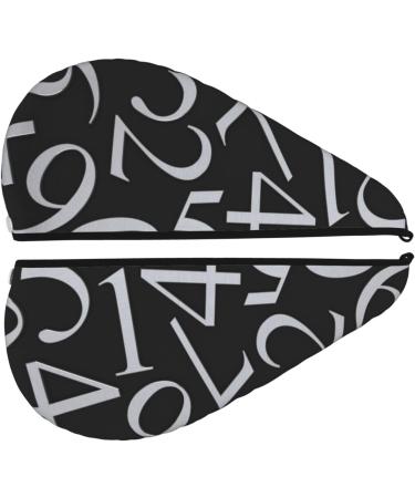 Super Absorbent Microfiber Hair Towel Wrap for Women - Coral Velvet Quick Dry Cap for Long Curly & Thick Hair - Buy Online on GoSupps.com