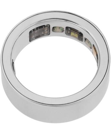 Smart Ring Health Tracker - Fitness Tracker for Men & Women | Heart Rate Sleep Monitoring Body Temperature Steps - Silver No 19 - Buy Online on GoSupps.com