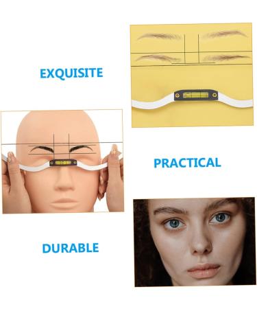 2 sets Eyebrow Kit Professional of Level Shaper Shaping Bow-shaped Measuring Tool Bow Corrector 22.5x4.3cmx2pcs Silverx2pcs - Buy Online on GoSupps.com
