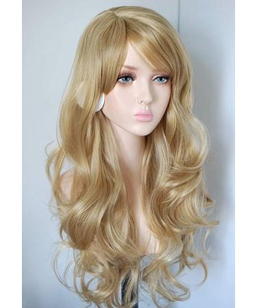 YEESHEDO 22 Blonde Wavy Curly Pastel Hair Wig for Women - Costume Cosplay Party Wig - Buy Online on GoSupps.com