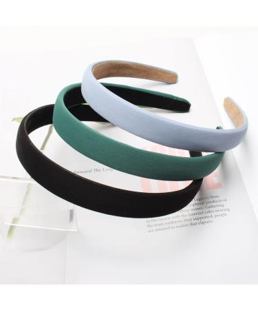 Set of 6 Plain Pink Soft Cloth Headbands for Women - 0.78 inch No Slip Hair Hoops Fashion Accessories - Buy Online on GoSupps.com