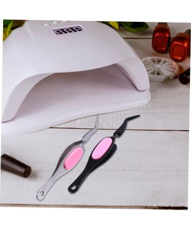 EXCEART 2pcs Nail Positioning Clip Jewelry Tweezers Set - Professional Manicure & Crafting Tools - Buy Online on GoSupps.com