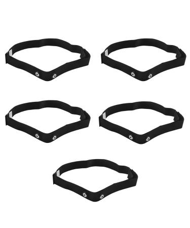 Toranysadecegumy 5 x Chest Strap for Sports Wireless Heart Rate Monitor Black