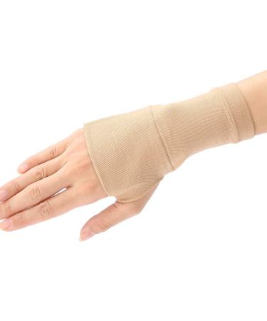 Brrnoo Wrist Support Thumb Brace - Compression Fingerless Gloves for Tendonitis Arthritis & Carpal Tunnel Relief | M-Skin - Buy Online on GoSupps.com