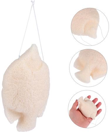 Beatifufu Shower Flutter Skincare Tool Luffa Sponge Body Powder Puff Skin Care Sponge Face Cleaning Puff Face Washing Puff Esponja para Ba arse Facial Sponges Face Powder Puff White - Buy Online on GoSupps.com