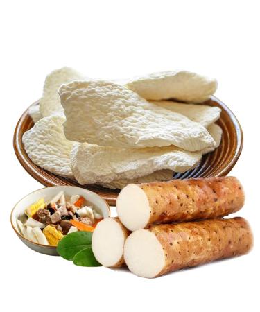 Dried Chinese yam flakes original color yam flakes a good companion for soup and porridge sweet soft and glutinous and easy to cook 7.05oz/200g