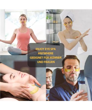 Newgo Eye Pads - 20 Pairs of Hyaluronic Acid Collagen Gel Pads for Dark Circles Puffiness & Anti-Fold Care - Buy Online on GoSupps.com
