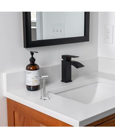 Linkidea 2-Pack Stainless Steel Razor & Brush Holder Stand - Deluxe Non-Slip Base - Buy Online on GoSupps.com