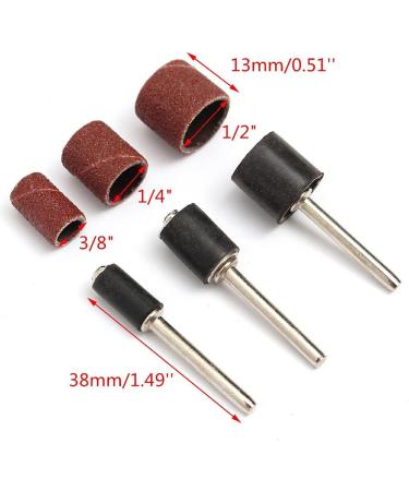 dijiusidy Electric File Sanding Band Nail Art Drilling Grinding Manicure Polishing Circle Sandpaper Accessory for Home Work 252 Pieces/Set - Buy Online on GoSupps.com