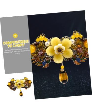 Didiseaon Hairpin Hair Jewels for Women French Hair Pin Wedding Hair Clips Women Hair Clip Women Hair Barrettes Vintage Flower Hair Clips Hair Clamp Ponytail Alloy Spring Miss - Buy Online on GoSupps.com