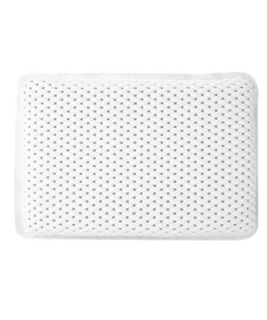 PVC Foam Spa Bath Pillow - White, Comfortable Neck and Head Support for Bathtub - Buy Online on GoSupps.com