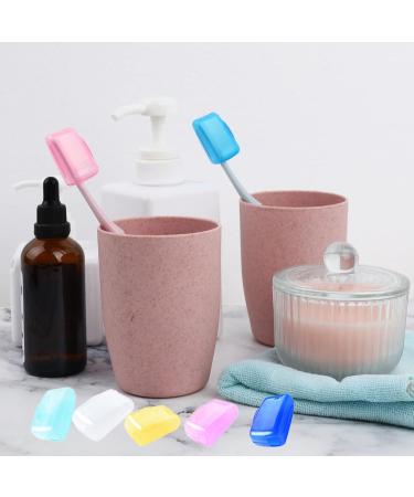 Xiwupo Toothbrush Protective Cap - 15 Piece Set (5 Colors) | Travel Camping & Home Toothbrush Covers for Hygiene & Protection - Buy Online on GoSupps.com