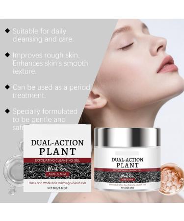 Black Rice Cleansing Gel - Deep Pore Cleaning Gentle Exfoliation Removes Dead Skin Improves Roughness(4pcs) - Buy Online on GoSupps.com