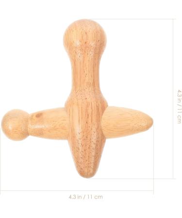 Fomiyes Thai Traditional Reflex Zone Massage Tool - Wooden Stick for Body Neck & Back Acupuncture Relief - Buy Online on GoSupps.com