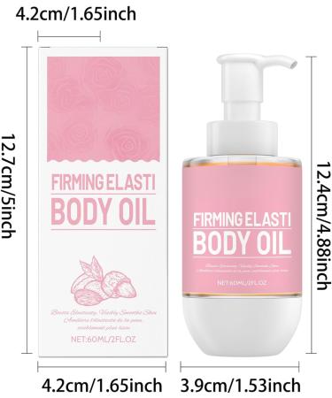 Body oil 60 ml elastic firming body oil smoothes wrinkles and moisturizes for skin care and body care - Buy Online on GoSupps.com