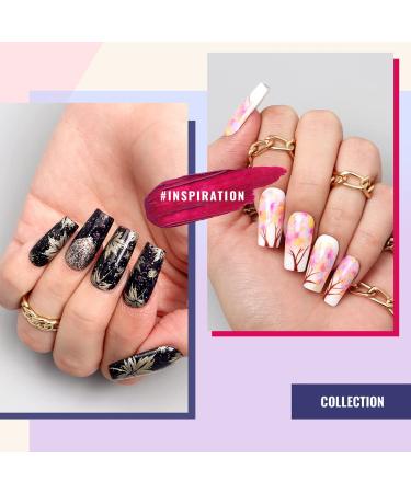 Square Gel Nail Kit with 500Pcs Clear Tips and Glue - ECBASKET Nail Extension Kit for Nail Art | UV Lamp and 15ML Gel Nail Glue Included - Buy Online on GoSupps.com