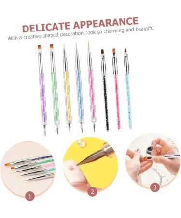 Beavorty 2 Sets Nail Pen nail art liner brush nail tech accessories nails kits nail art pen Wear- resistant dotting pen nail painting tools household tools 3d eyeliner brush major abs - Buy Online on GoSupps.com