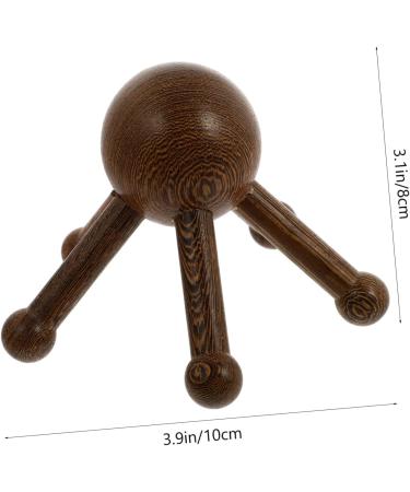 Ultechnovo 5 STK Hand Massager - Creative Wooden Head Claws Massage Device for Ultimate Relaxation | International Shipping Available - Buy Online on GoSupps.com