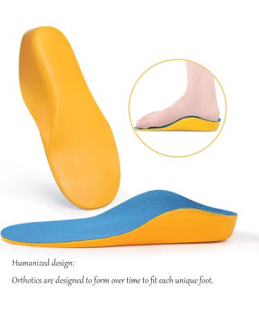Kids Insoles - Arch Support Shoe Inserts for Overpronation & Flat Feet | Relief for Plantar Fasciitis & Heel Pain | Perfect for Toddlers & Children (18cm 11C-11.5C - Buy Online on GoSupps.com