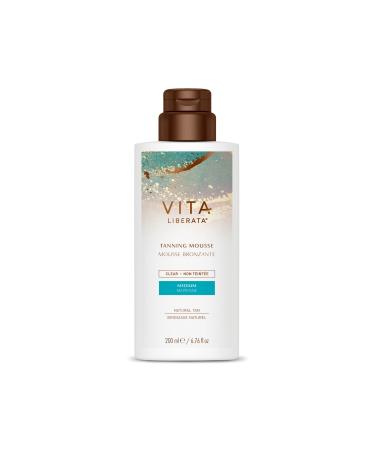 Vita Liberata Clear Mousse for Natural Tan Looking Result  With Organic Botanicals  Fast drying  Hydrating Formula for Long Lasting Tan  6.76 Oz Medium