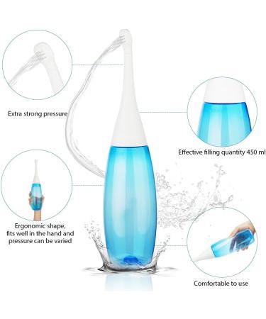Acwoo Portable 450ml Intimate Shower - Best Postpartum Care & Replacement Shower Heads | On-the-Go Hygiene for Women - Buy Online on GoSupps.com