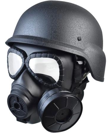 JFFCESTORE Airsoft Tactical Protective Mask - Full Face Skull CS Mask with Eye Protection | Adjustable Strap | One Size Fits All | Black - Buy Online on GoSupps.com