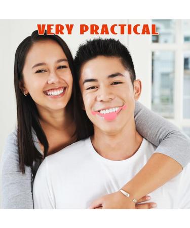 Ipetboom Lot de 2 Appareils d'Entra nement au Sourire en Silicone Rose Correcteurs Ajustables des Muscles du Visage L vres Outils d'Exercice pour Fossettes et Soin Domicile - Buy Online on GoSupps.com