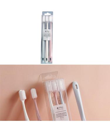 Eco-Friendly Ultrafine Soft Bristle Toothbrush Set for Adults & Children - Travel Size Oral Hygiene - Buy Online on GoSupps.com