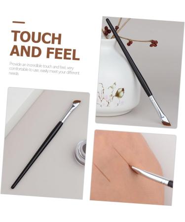 Healeved 10 Pcs Eyebrow Brush Fine Angled Eyeliner Brush Makeup Tool Concealer Brush Makeup Supplies Wood - Buy Online on GoSupps.com