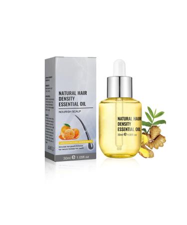 Hair Growth Essence Oil Natural Hair Density Essential Oil Ginger Hair Regrowth Essence Nourishes Repair Dry Damaged Hair
