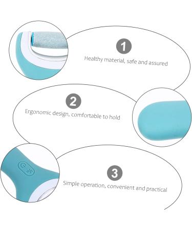 Housoutil 3 Sets Pedicure Electric Foot Scraper Wisking Tool Electric Foot Smoothing Tool Scratchboard Tools Electric Tool Electric Heel Scraper Foot Quartz Remover Care - Buy Online on GoSupps.com