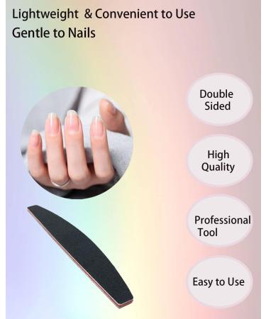 10PCS Nail Files Professional Emery Boards for Acrylic and Gel Nails Nail Files Professional Thick Toenails Nails Treat Manicure File Set for Women Girls (10pcs Nail Files) - Buy Online on GoSupps.com