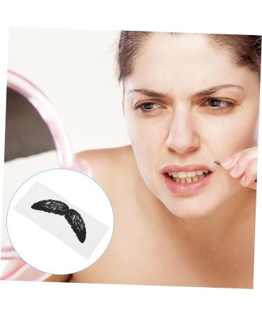 minkissy 40 Pcs Stickers Cleaning Accessories Mustache Cleaning Fake Mustache Sticker Mustache Wax Strips Mens Sticking Stuffers Mustache Protector Sticker Fake Beard Body Applicator Man 11X5cmx2pcs Blackx2pcs - Buy Online on GoSupps.com