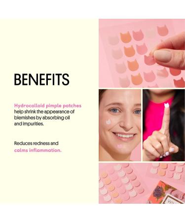 Winky Lux Catne Pimple Patches | Hydrocolloid Acne Patches for Face | Fast International Shipping - Buy Online on GoSupps.com