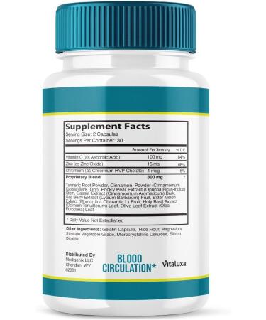 (2 Pack) GLPro Blood Support Capsules GL Pro Pills Supplement for Balance Control Natural Premium Blend Ingredients GLPro Support Circulation Flow Max Strength Formula Daily Health Reviews (120 Ct) - Buy Online on GoSupps.com