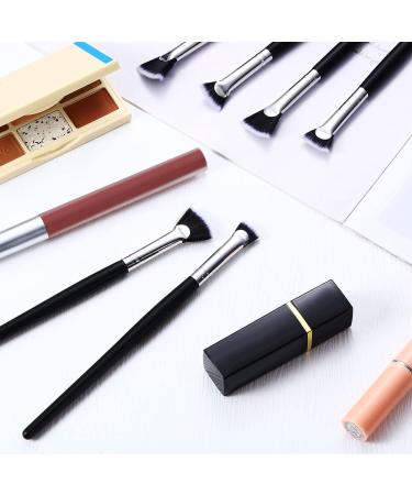 6 Pcs Fan Mascara Brush Set with Wooden Handle - Eyelash Makeup Tool for Women and Girls - Buy Online on GoSupps.com