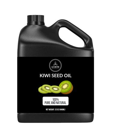 Naturevibe Botanicals Kiwi Oil 32 Ounces | 100% Pure and Natural | Great for Skin Care and Hair Care Kiwi Oil 32.00 Fl Oz