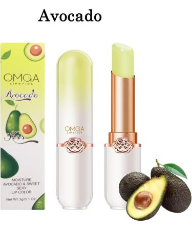 6 Packs Jelly Lipstick Set Fruit Color Change Lip Balm Set Peach Aloe Vera Strawberry Blueberry Avocado Grape Color Change Lip Balm Long Lasting Moisturizer Lip Makeup Set (6PCS) - Buy Online on GoSupps.com