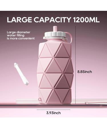 Collapsible Silicone Enema Bag Kit | 1.2L Capacity 5.2ft Hose & 5 Nozzles | Coffee Enema for Colon Cleanse - International Shipping Available - Buy Online on GoSupps.com